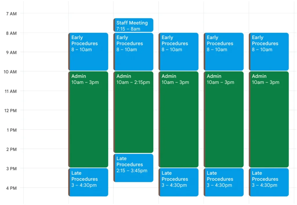 CSR_OpsMgr-Weekly-Schedule